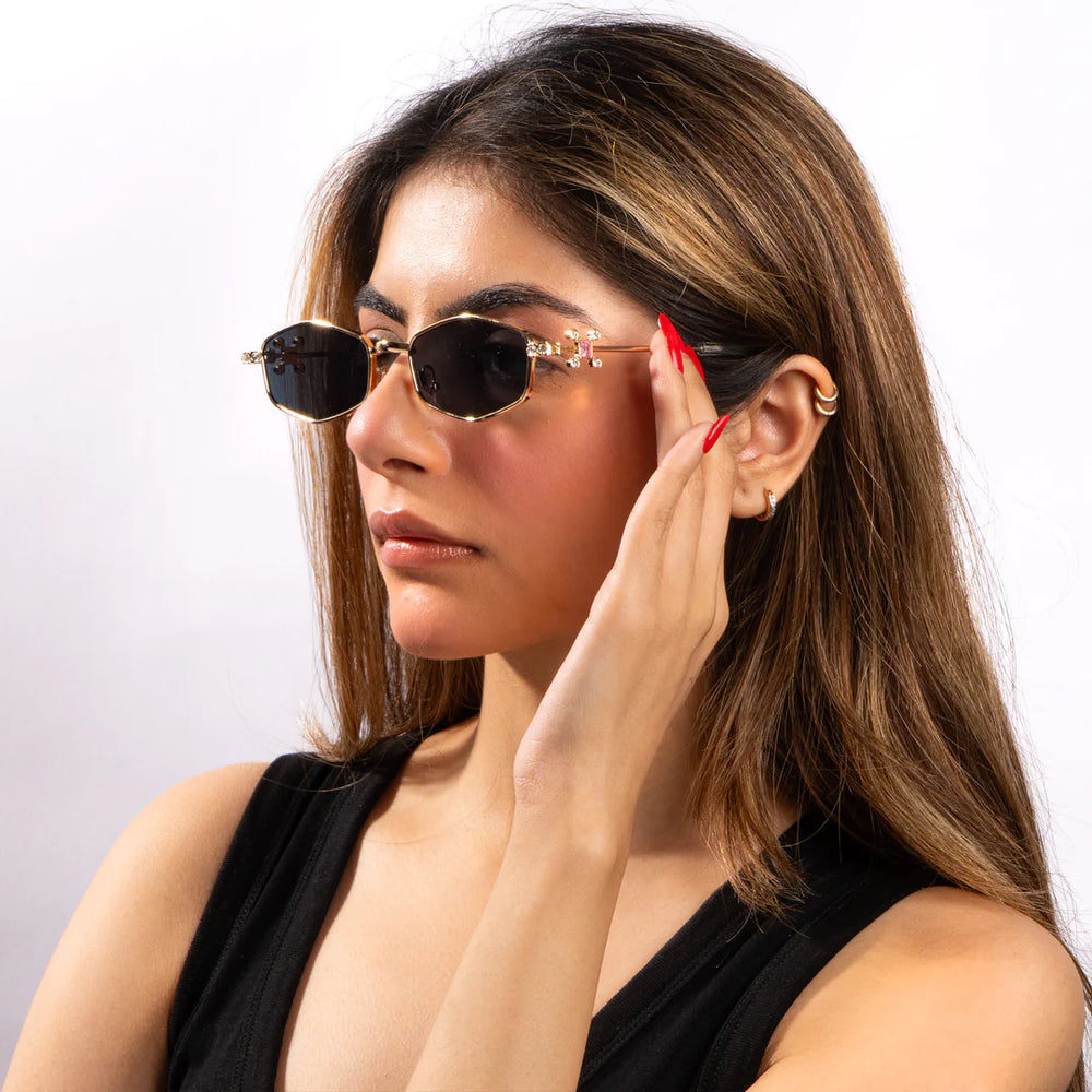 Blushstone Gold Sunglasses